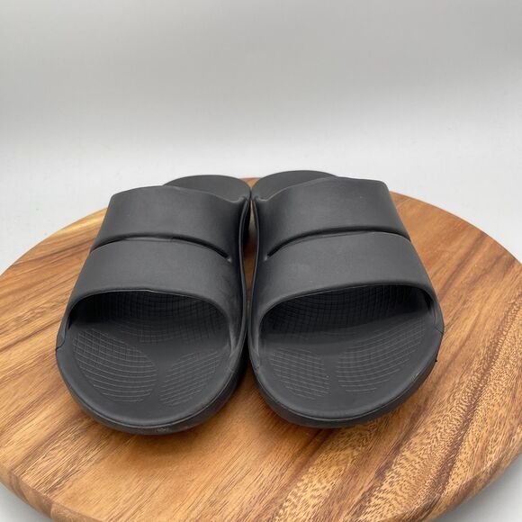OOFOS OOahh Sandals Mens Size 13 Black Comfort Sport Recovery Slide Casual Shoes main image 5